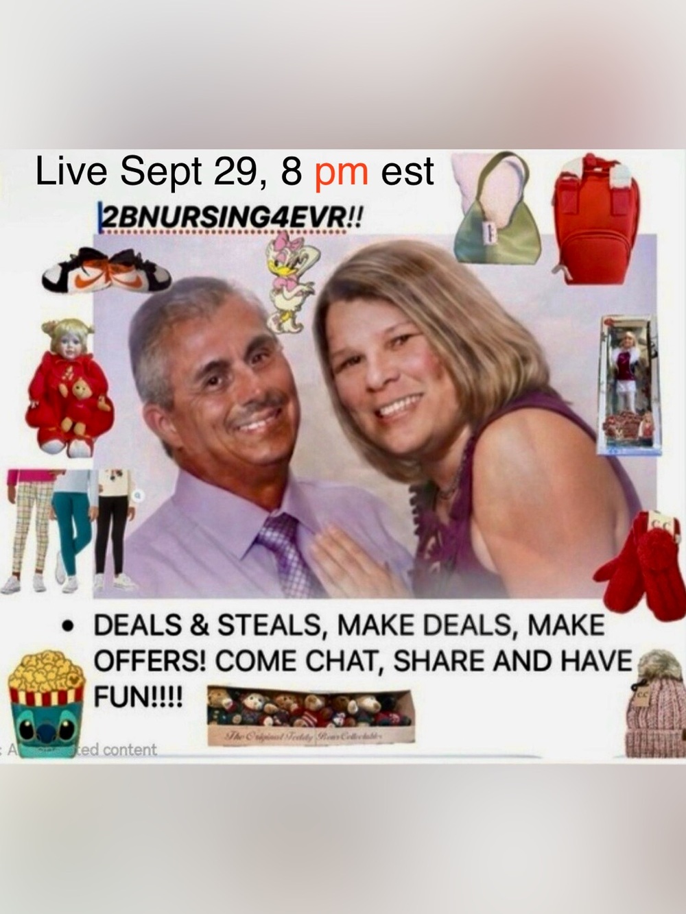 LIVE SHOW SEPTEMBER 29th @ 8 PM EST W/2BNURSING4EVR